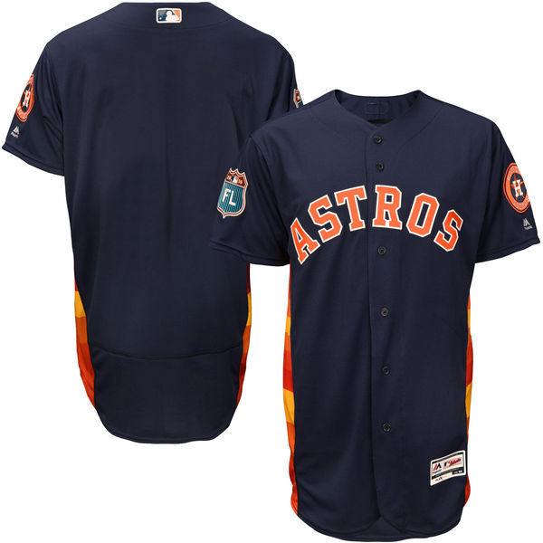 2017 MLB Houston Astros Blank Blue Jerseys